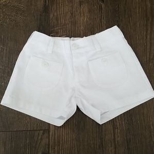 New Miss B White Girls Shorts